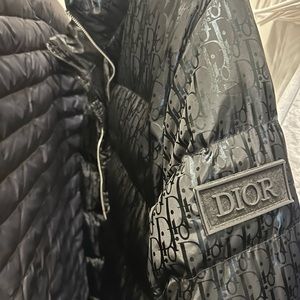 Dior Black and Gray Windbreaker